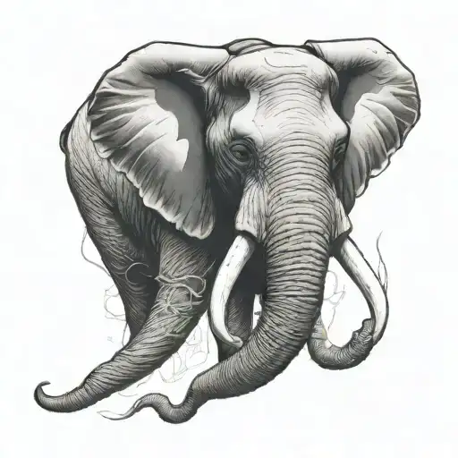 Elephant Head Emerging