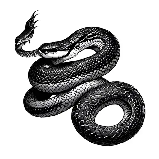 Lilith And Eve Bibical Clasping Snake