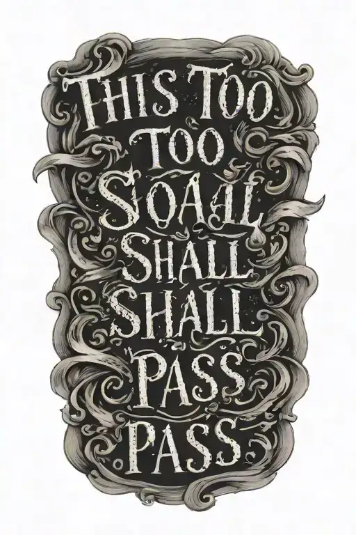 This Too Shall Pass Text