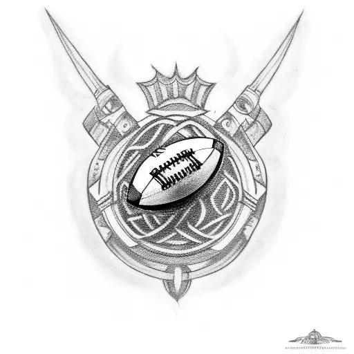 Design A Tattoo Incorporating A Sargitarium And Elements From Your Favorite Football Team