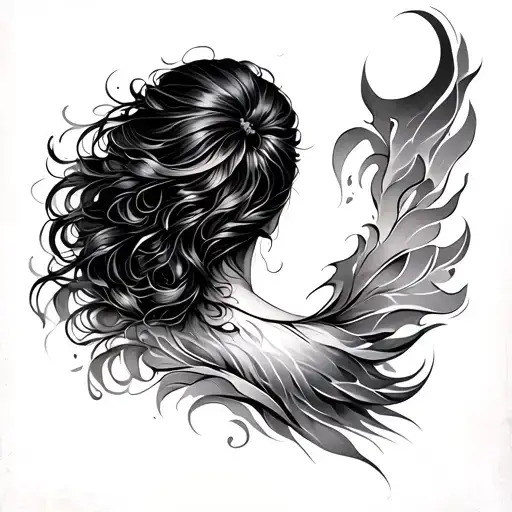 Guevarra Upper Back Tattoo Bent Like A Rainbow