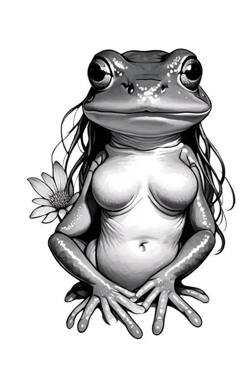 Lillie's And Habisquis With A Little Frog