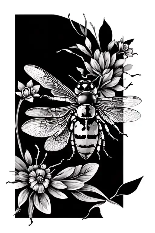 Ladybird Bee Dragonfly