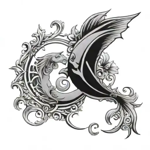 Pisces Virgo Symbol