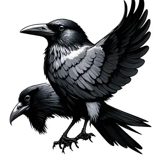 Raven And Dove