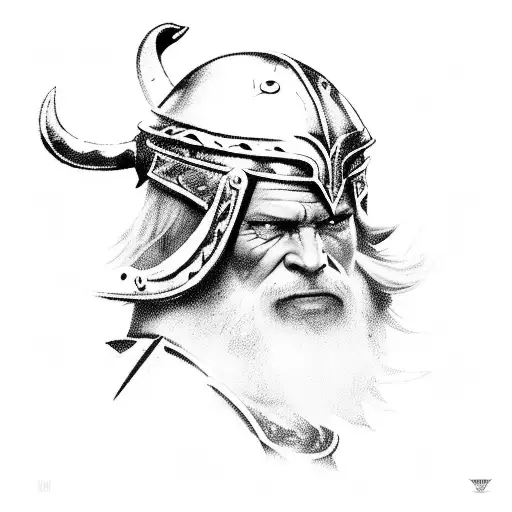 A Viking Warrior In World Of The Final Fantasy