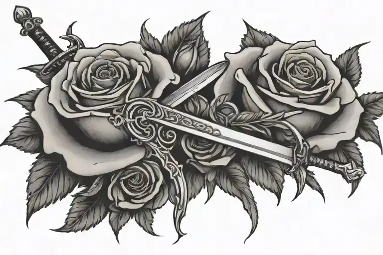 Roses Swords Love Betrayal Happiness