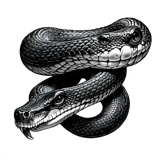 Snake Eating Itself Also