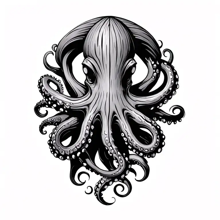 Apothic Wooden Octopus