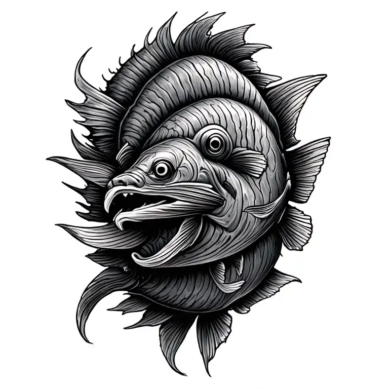 School Of Wooden Fish