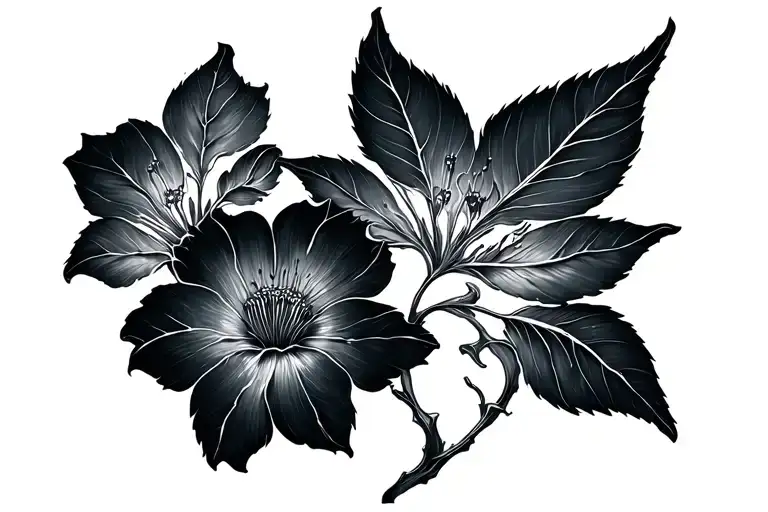 Floral Kintsugi Tattoo Idea