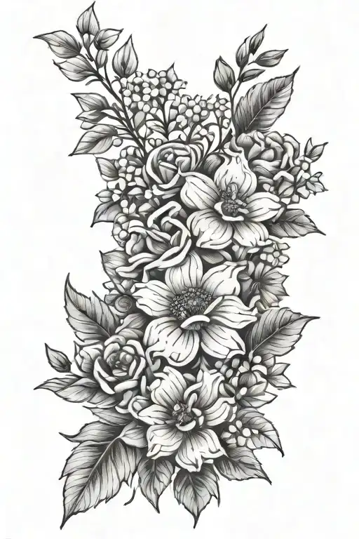 Birth Month Flower Bouquet