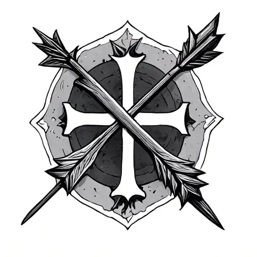 Arrow And Cross And Semicolon Men