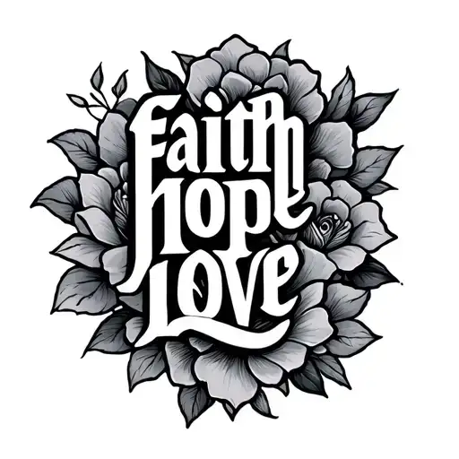 Faith Hope Love Letters Jjj