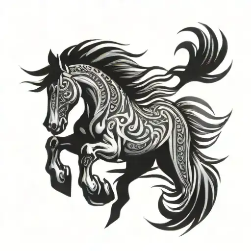 Mustang Tribal Patterns