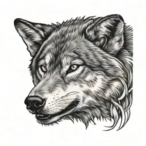 Wolf Howling At The Moon