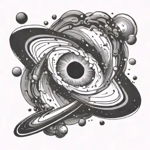 Easy Galaxy With Black Hole