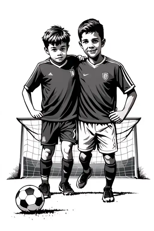 Dad And Son Soccer Field Goodbye Until We Meet Again