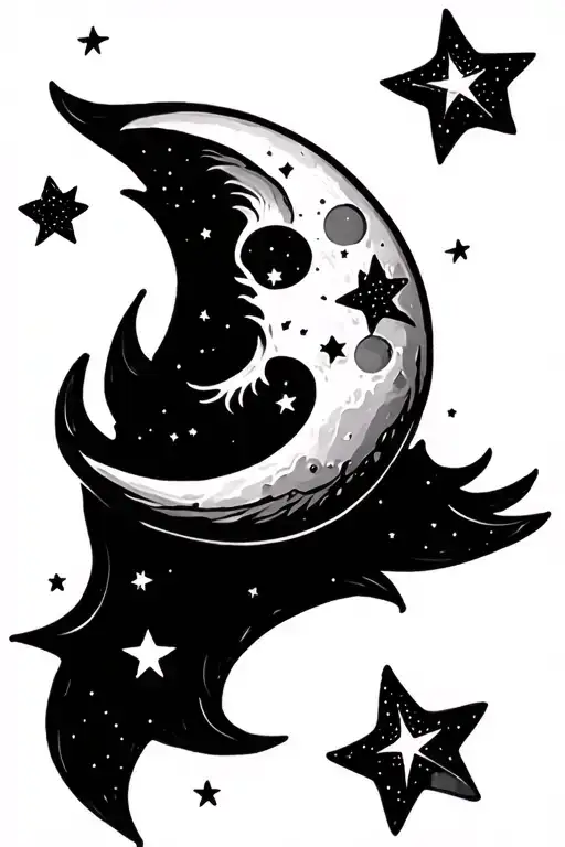 Moon And Stars