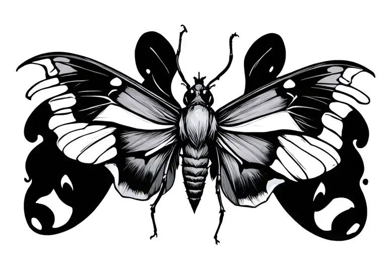 Art Nouveau Moth