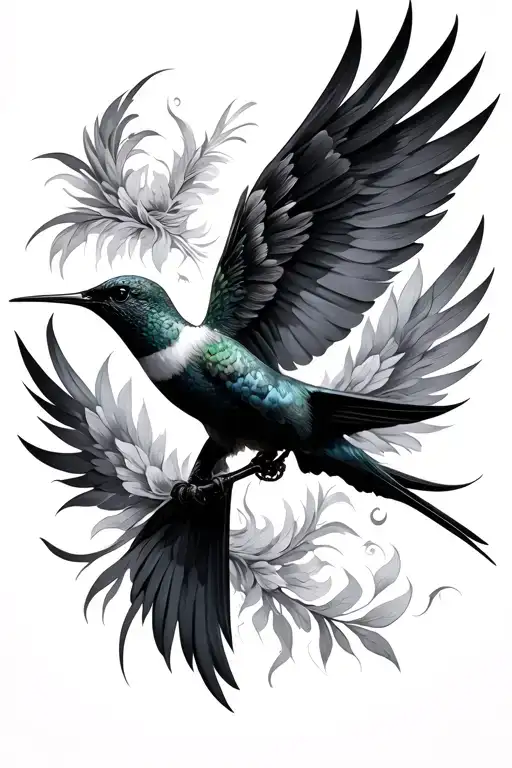 Phoenix And Hummingbirds