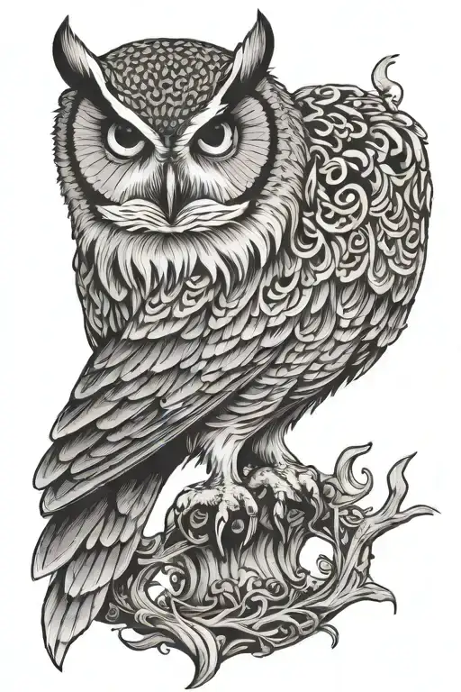 Owl Sitting