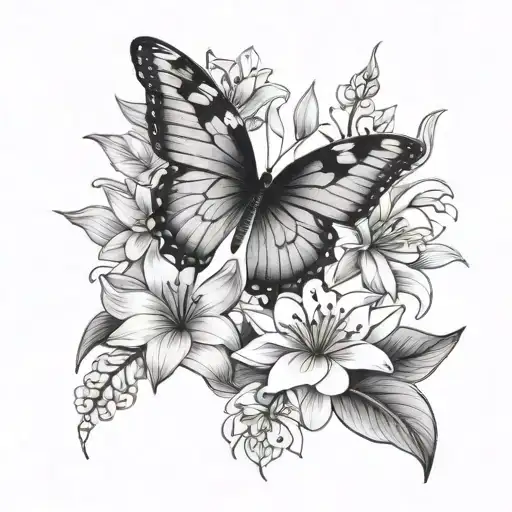 Water Lilys & Butterflys