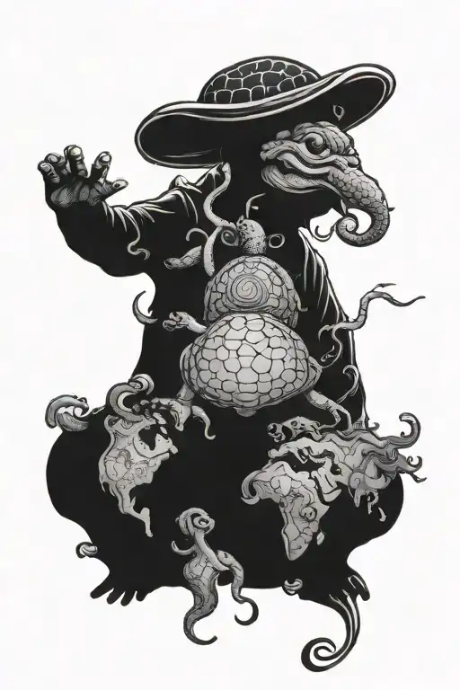 Medusa Loin Turtle Worldmap Heart Brain Birthdate