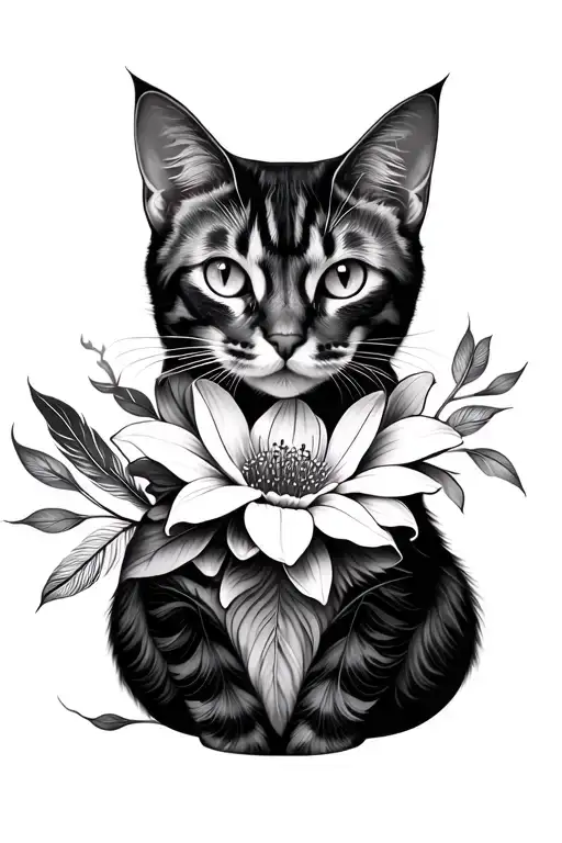 Flower Moon Feather Type Cat Dream