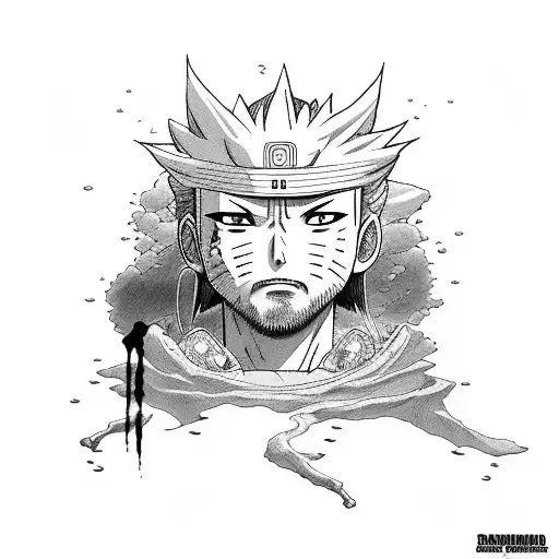 Rick Como Itachi Sobre El Poste