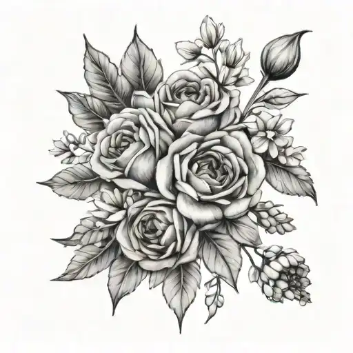 Birth Flower Bouquet