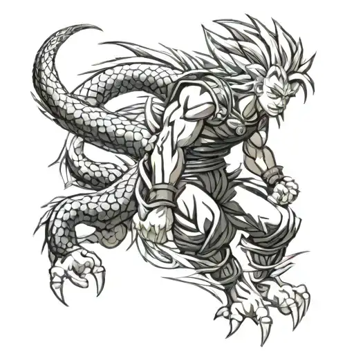 4 Star Dragon Ball On Viking Back