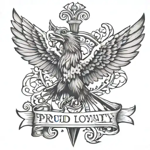 Proud And Loyalty Courage Wisdom