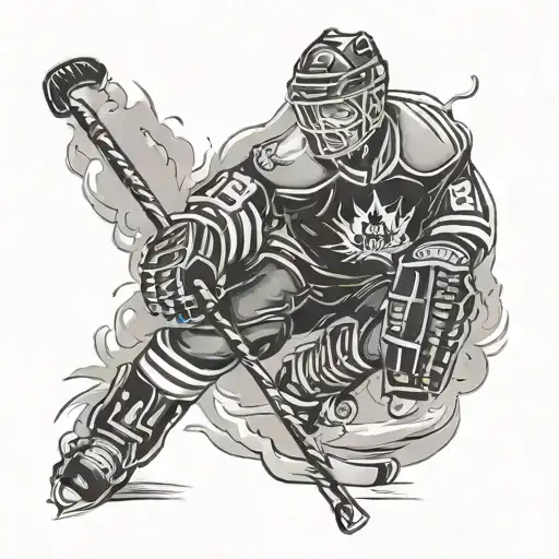 Winter Outdoor Hockey