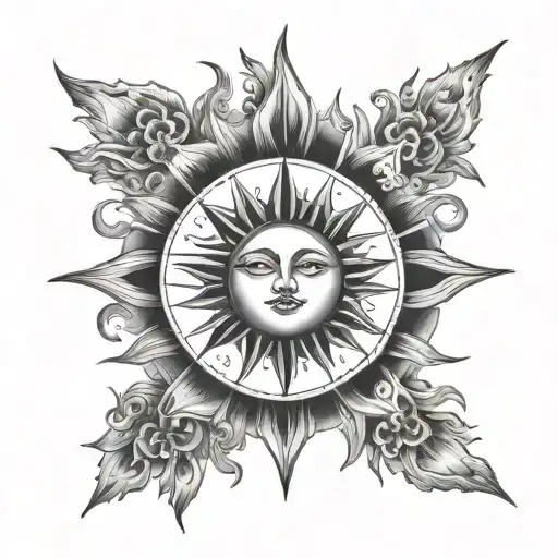 Moon Star Sun