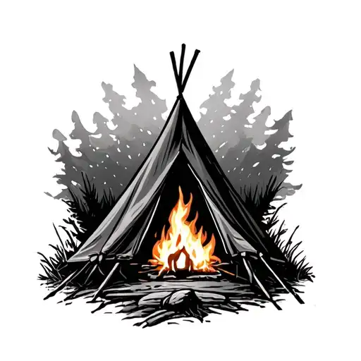 Tent Fire Camping