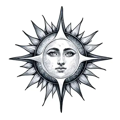 Celestial Sun Symbol