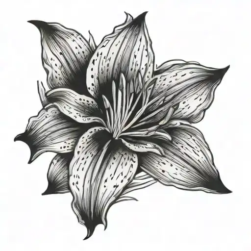 Lily With Fingerprint Heart