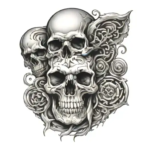 Skull Spooky Manly