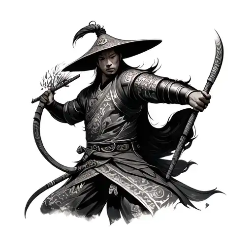 Vietnamese Warrior Wielding