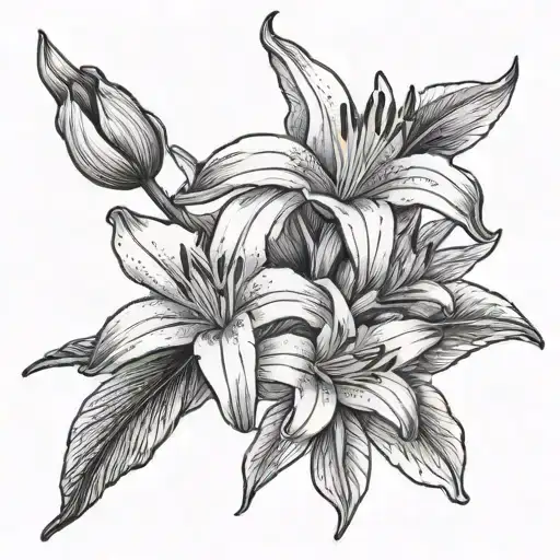 Still I Rise And Lily Flower Blooming