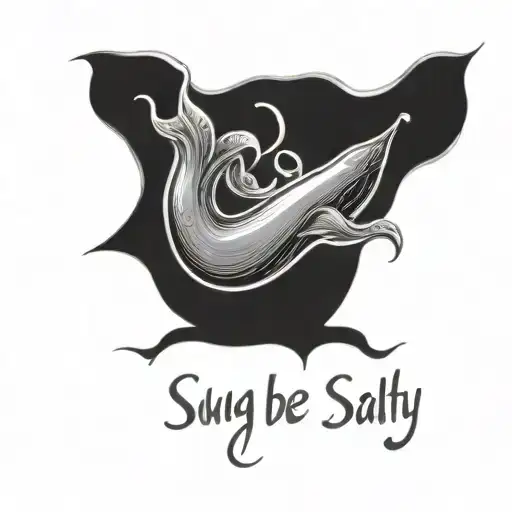 Slug With Don't Be Salty Text