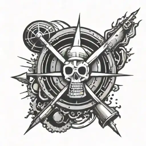 Radiation Symbol With Nuke Squad Incorperated Somehwhere But Not Obvious