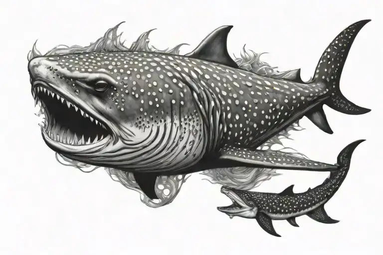 Whale Shark And Elaphant