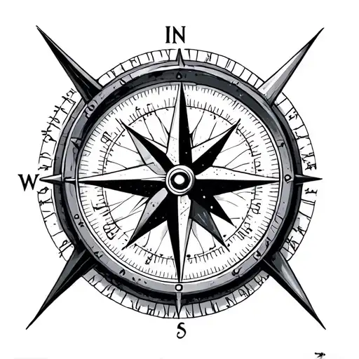 Natical Compass Design