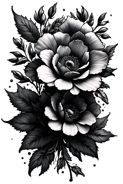 Floral Design Incorporating Elements