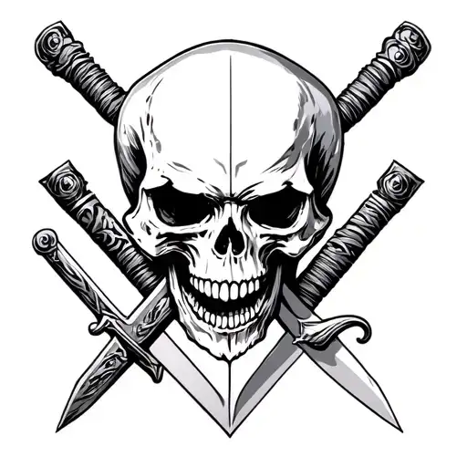 Skull And Sword Piercing
