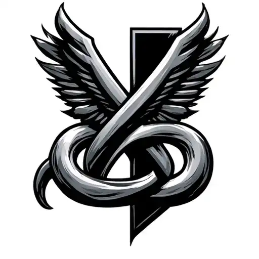 Infinity Military V8 Logo