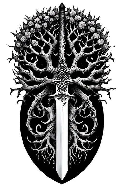 Tree Of Life Sword Wrapped