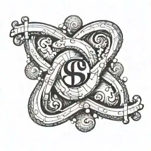 Puzzle Piece With Infinity Symbol Coming Out Of Side With Cs Intials In The Puzzle Piece